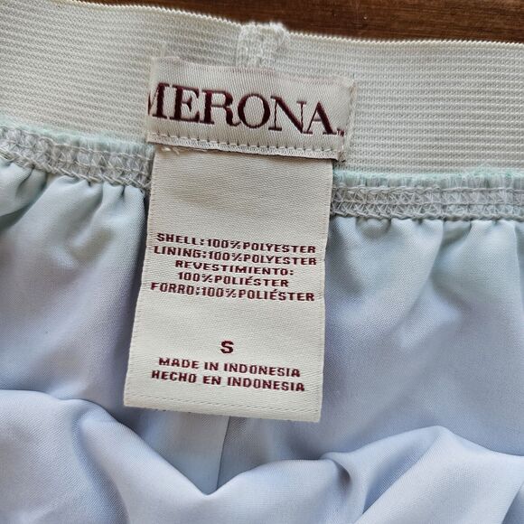 Merona Multicolor Striped Accordion Pleated Skirt Size Small Circle Skater - Picture 2 of 3